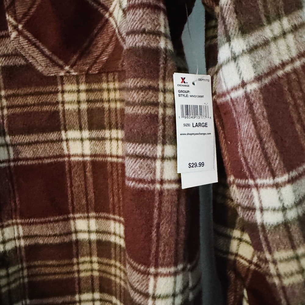 Hooded Flannel - Picture 2 of 2